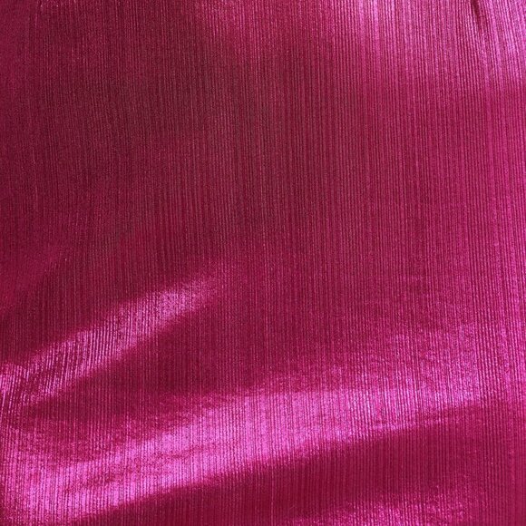 NWT Lulus Stay Sassy Metallic Magenta Cutout Bodycon Mini Dress (size S) - Picture 5 of 10